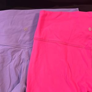 Lululemon size 16 bike shorts 8 inches